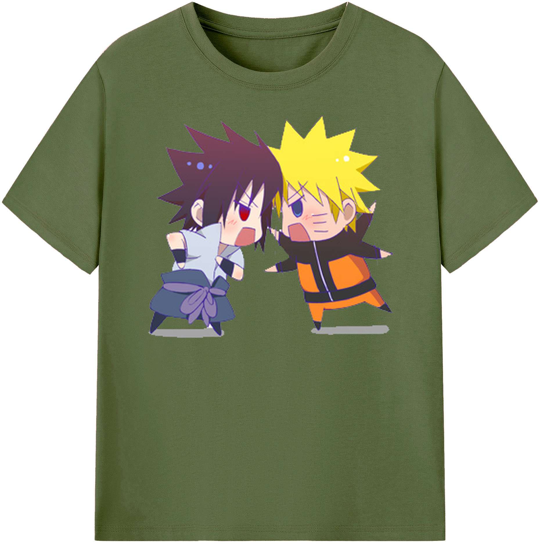 （画像用） NARUTO -ナルト- うずまき ナルト Uzumaki Naruto 綿100％半袖Tシャツ（フロントプリント）